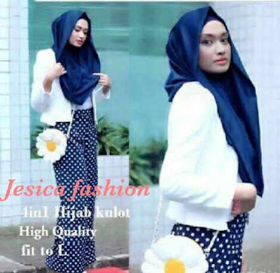 Plus Jilbab / Kerudung 4 in 1 Jessica Hijab - 9710