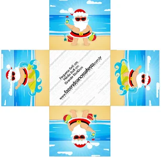 Christmas in the Caribbean: Free Printable Boxes.