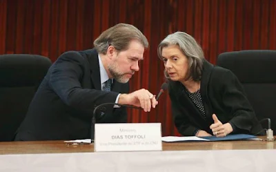 Toffoli e Cármen Lúcia