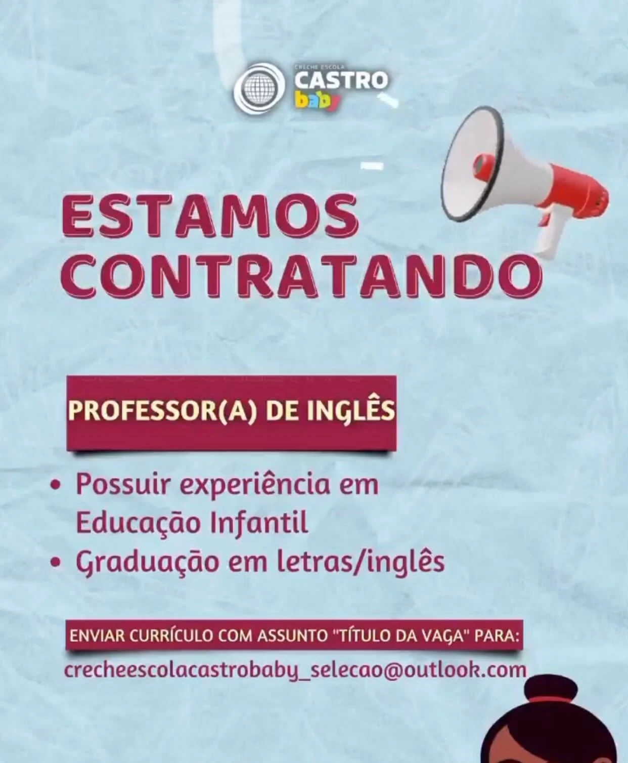 Professor de Inglês com experiência - Vagas de emprego - Adrianópolis,  Manaus 1238155828