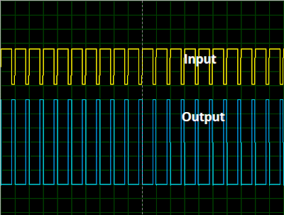 ULN2003A Simulation Oscilloscope Output