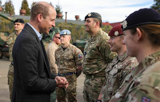 Prince William visits Poland in a surprise trip