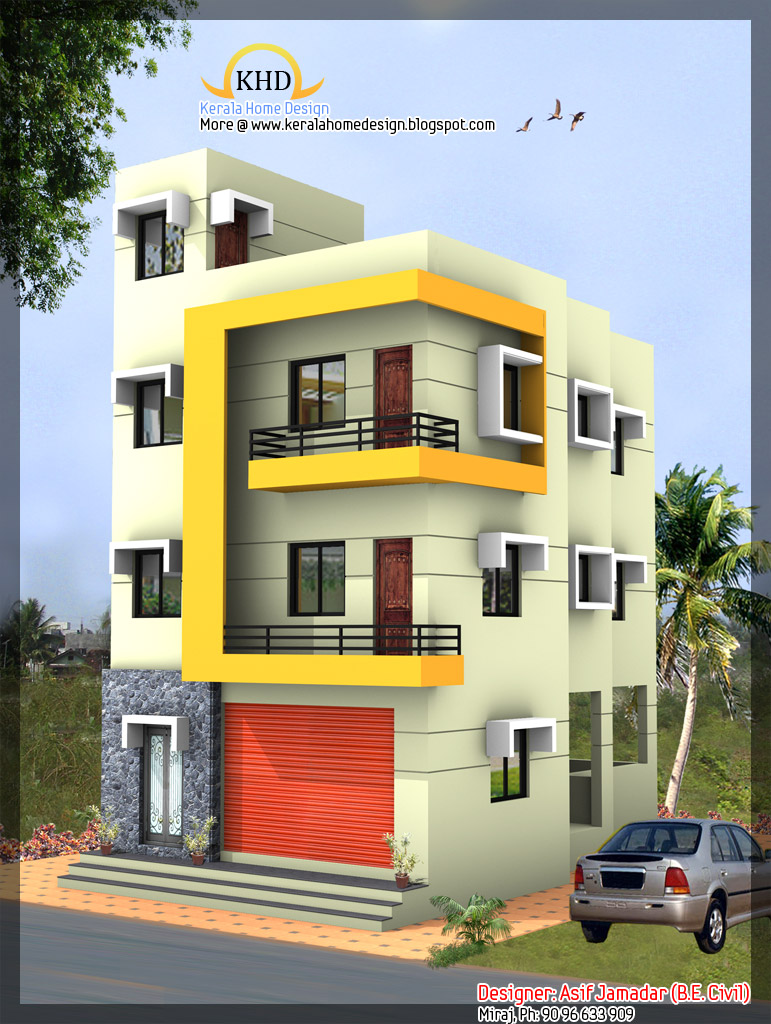 Storey Home Plans on Story House Design   1890 Sq  Ft   Kerala Home Design   Architecture