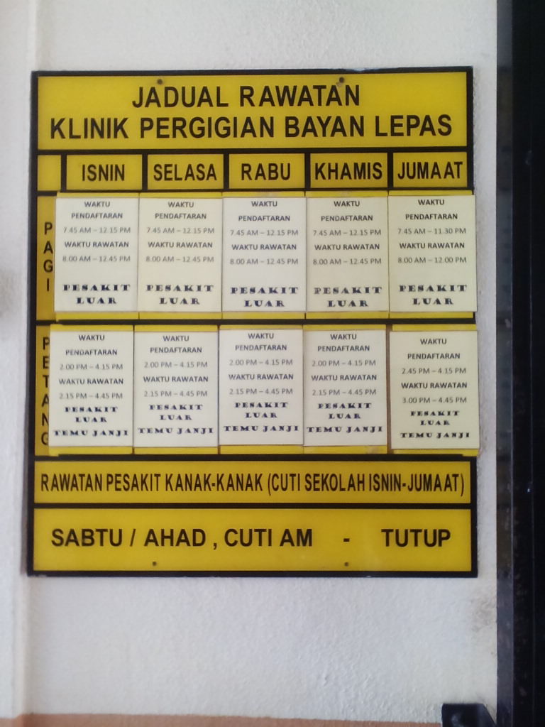 Pengalaman di Klinik Gigi.