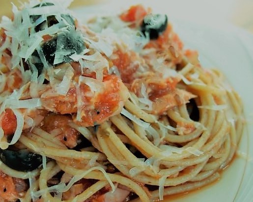 Pupunha Spaghetti Recipe with Tuna