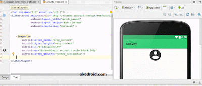 Penggunaan file Vector Android Studio