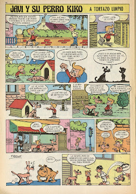 Javi y su perro Kiko, revista Copito 1977