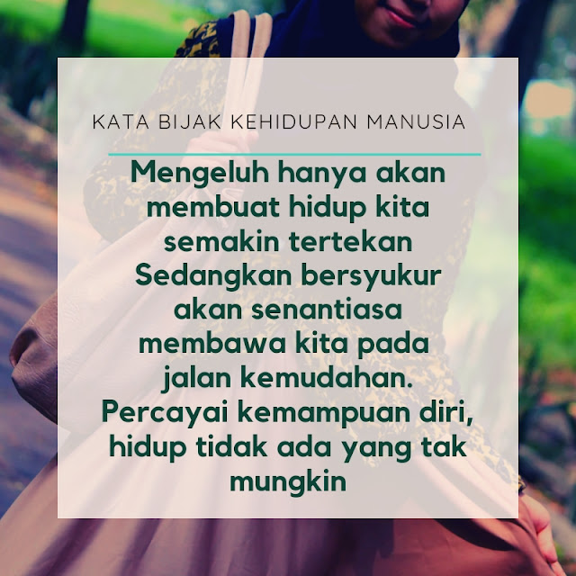 kata bijak kehidupan manusia