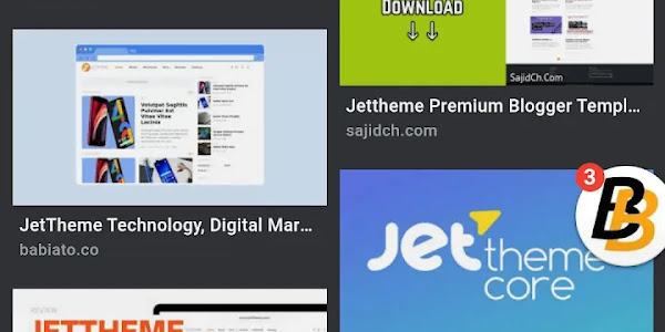 Jettheme's premium version of Blogger Template for free 2022