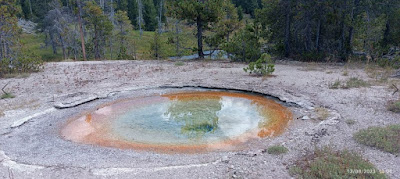 Yellowstone, Upper Geyser Basin, Zona del Old Faithfull, Marathon Pool.