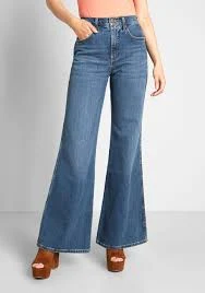 Flared jeans; Must-Have Jeans In Girls Wardrobe