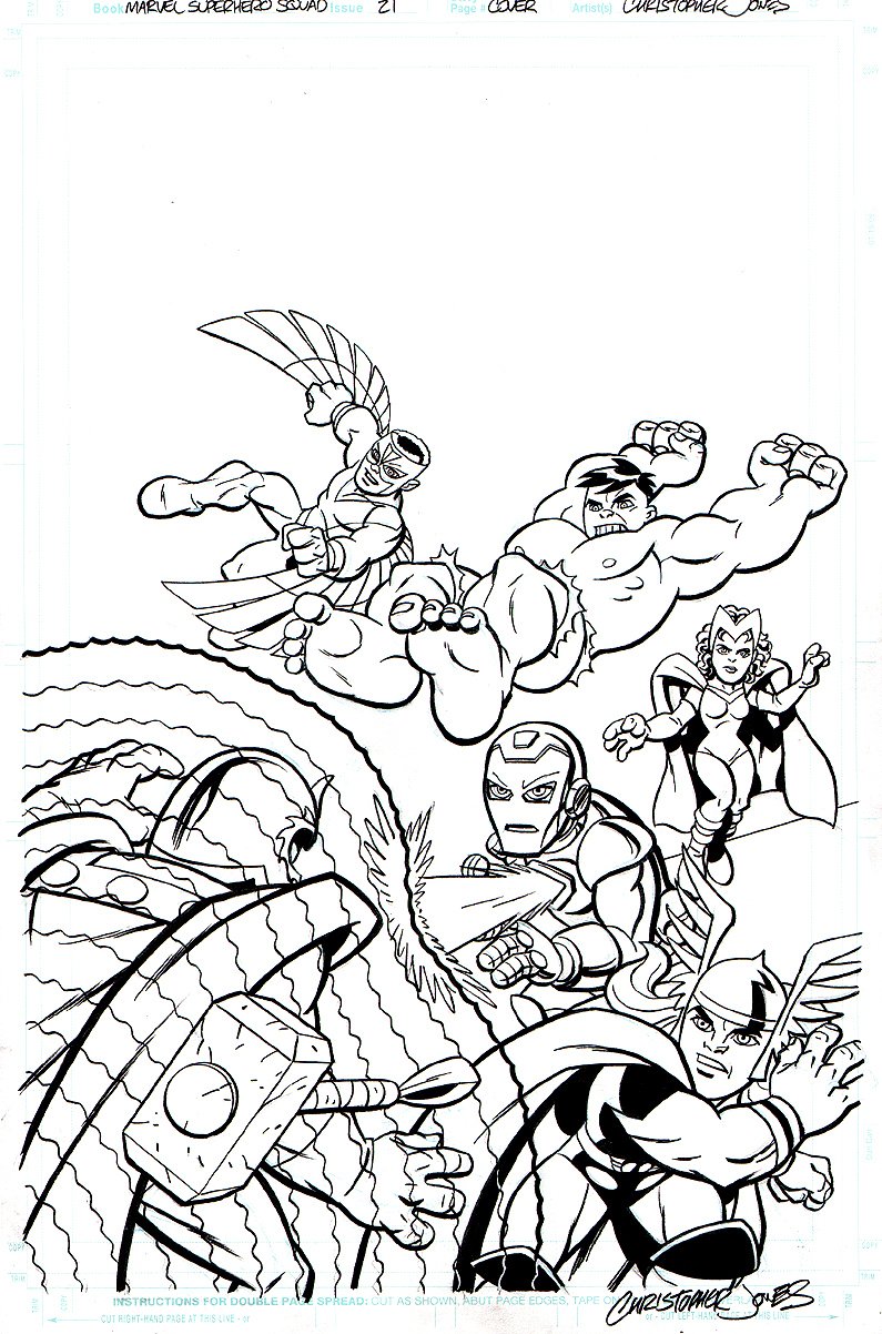 Super Hero Coloring Pages 5