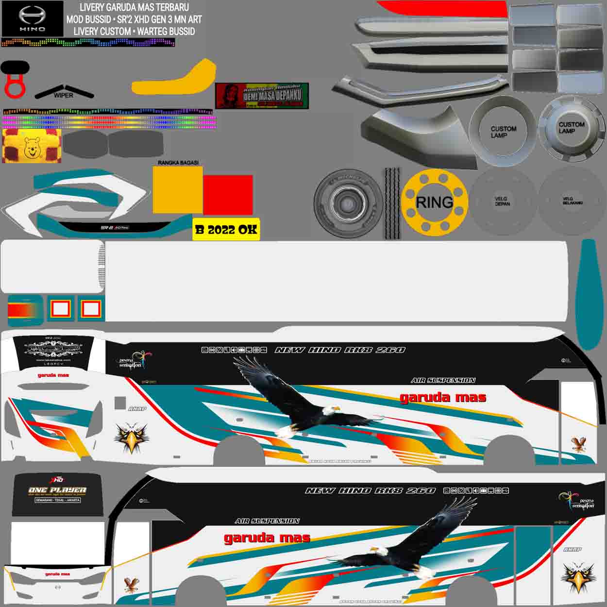 livery garuda mas sr2