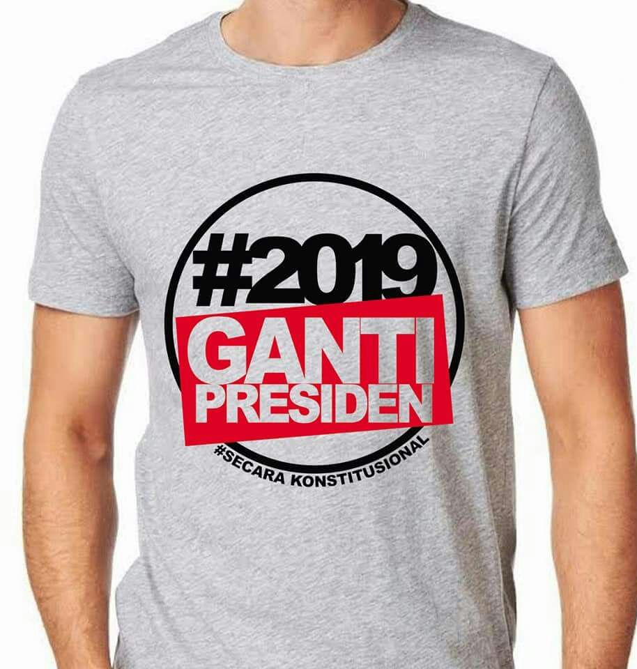 Contoh Desain Kaos 2020 Ganti Presiden Yang Keren Ucorel