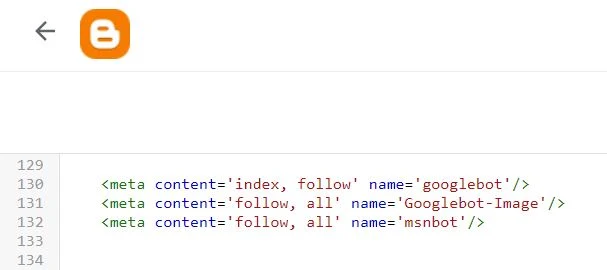 How to add a “noindex” and/or a “nofollow” meta tag on Blogger Theme?