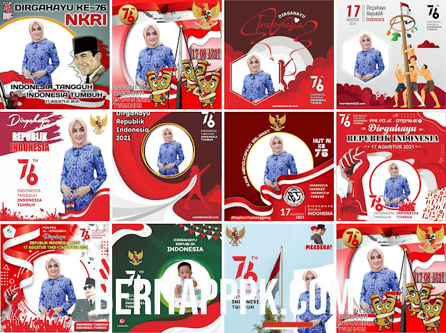 50 Link Bingkai Twibbon HUT RI ke-76 Tahun 2021