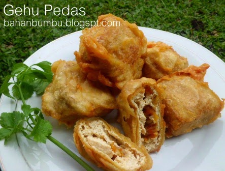 RESEP GEHU PEDAS BANDUNG HOT JELETOT CRISPY  Bahan Bumbu 