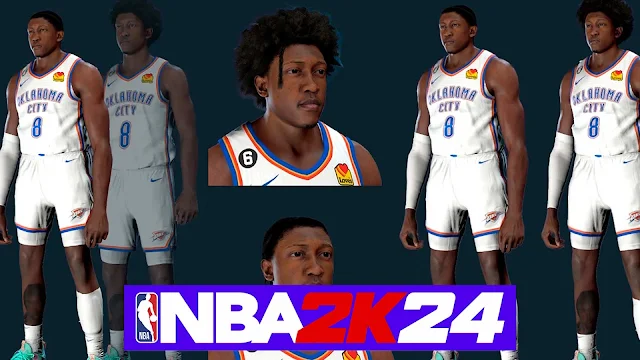 NBA 2K24 Jalen Williams Cyberface & Body Update