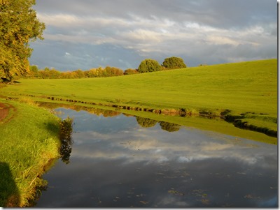 9 dark sky and evening sunshine