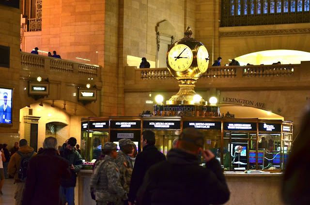 The main ticket and information booth at Grand Central Terminal.
