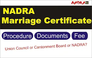 NADRA Marriage Certificate 2023