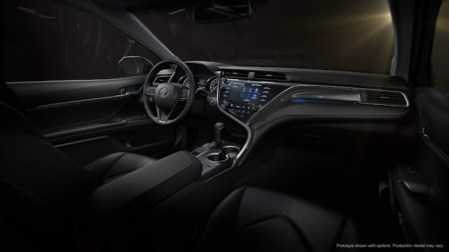 Interior view of 2018 Toyota Camry