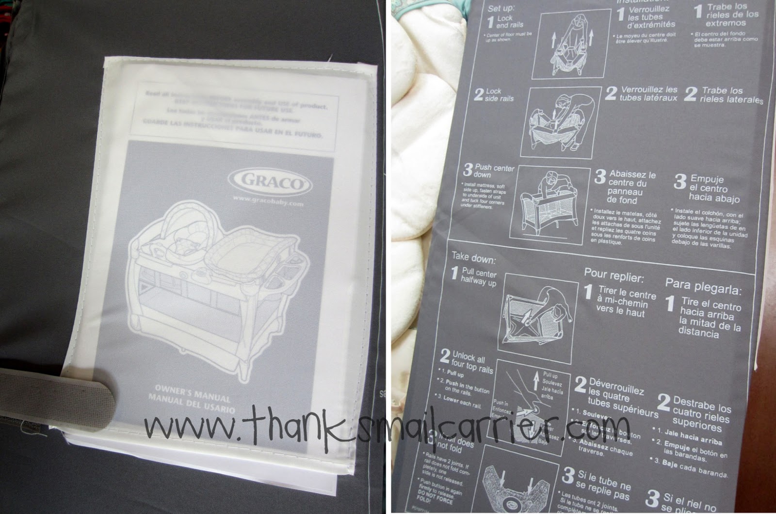 Graco Pack 'n Play instructions