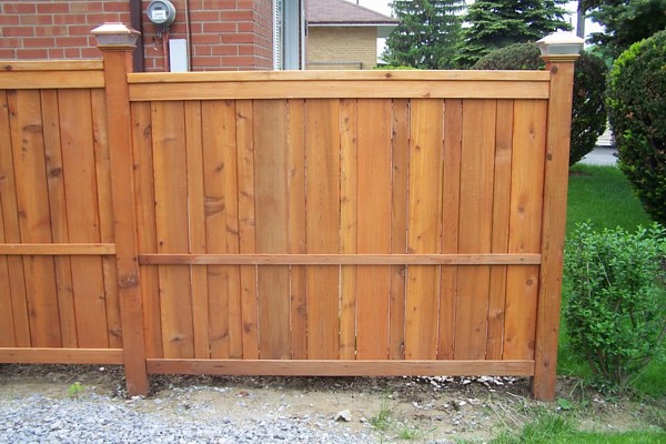 Landscape Designer: Western Red Cedar Fence