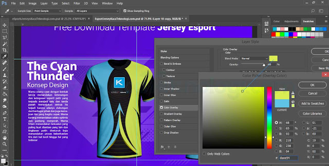 Cara Desain  Jersey  Di Photoshop  Jersey  Terlengkap