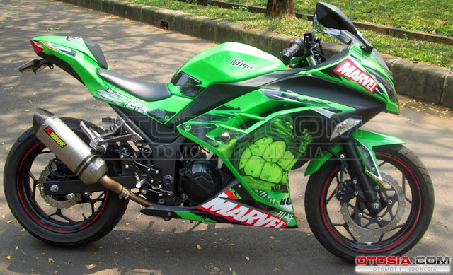 Gambar Modifikasi Motor Kawasaki Ninja N250 FI Keluaran 2013