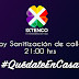 ESTA NOCHE LLEVARÁN A CABO EN IXTENCO SANITIZACIÓN DE CALLES