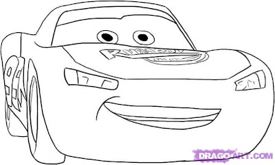 Lightning Mcqueen Coloring Pages on Disney Cars Lightning Mcqueen Coloring Pages