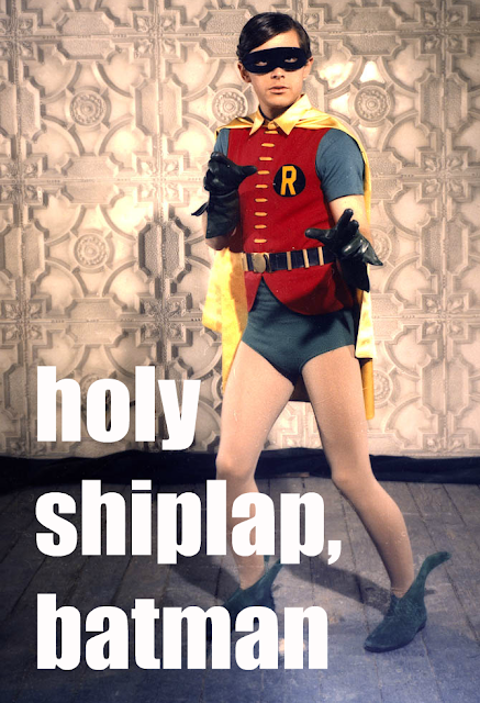 Funny meme interior design Robin Holy Shiplap Batman by Hello Lovely Studio