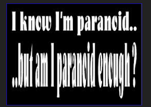 Some Joshua Moore aka Commander Paranoid words to live by.
