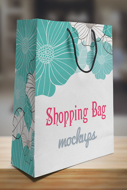 Paper Bag PSD Mockup