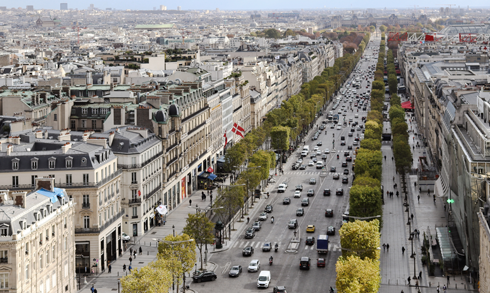 Arc de Triomphe Roof Observation Deck Paris France