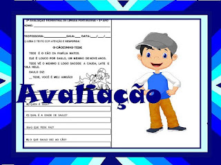 Avaliação diagnóstica 1º ano