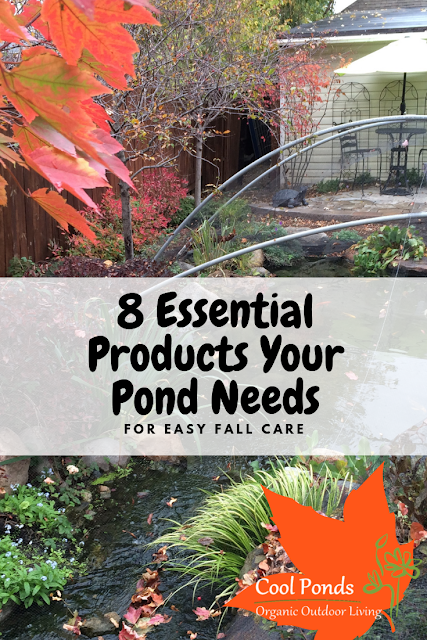 essential fall products for your pond