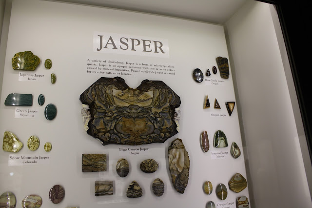 Gorgeous display on jasper at Lizzadro Museum