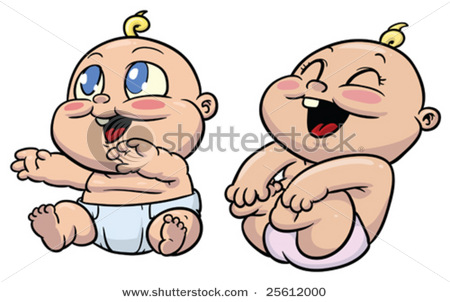 stock-vector-cute-cartoon-twin-babies-both-in-separate-layers-for-easy ...