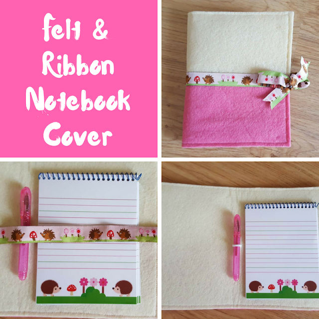 Felt & Ribbon Notebook Cover