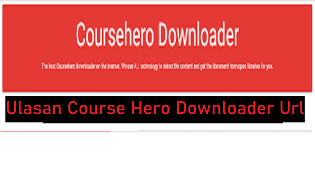 Course Hero Downloader URL