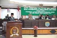 Wali Kota Tarakan Secara Resmi Menyampaikan LKPJ Tahun 2023