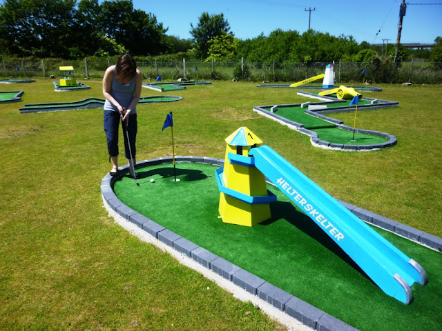 Crazy Golf at Penwith Pitch & Putt in St Erth, near St Ives, Cornwall