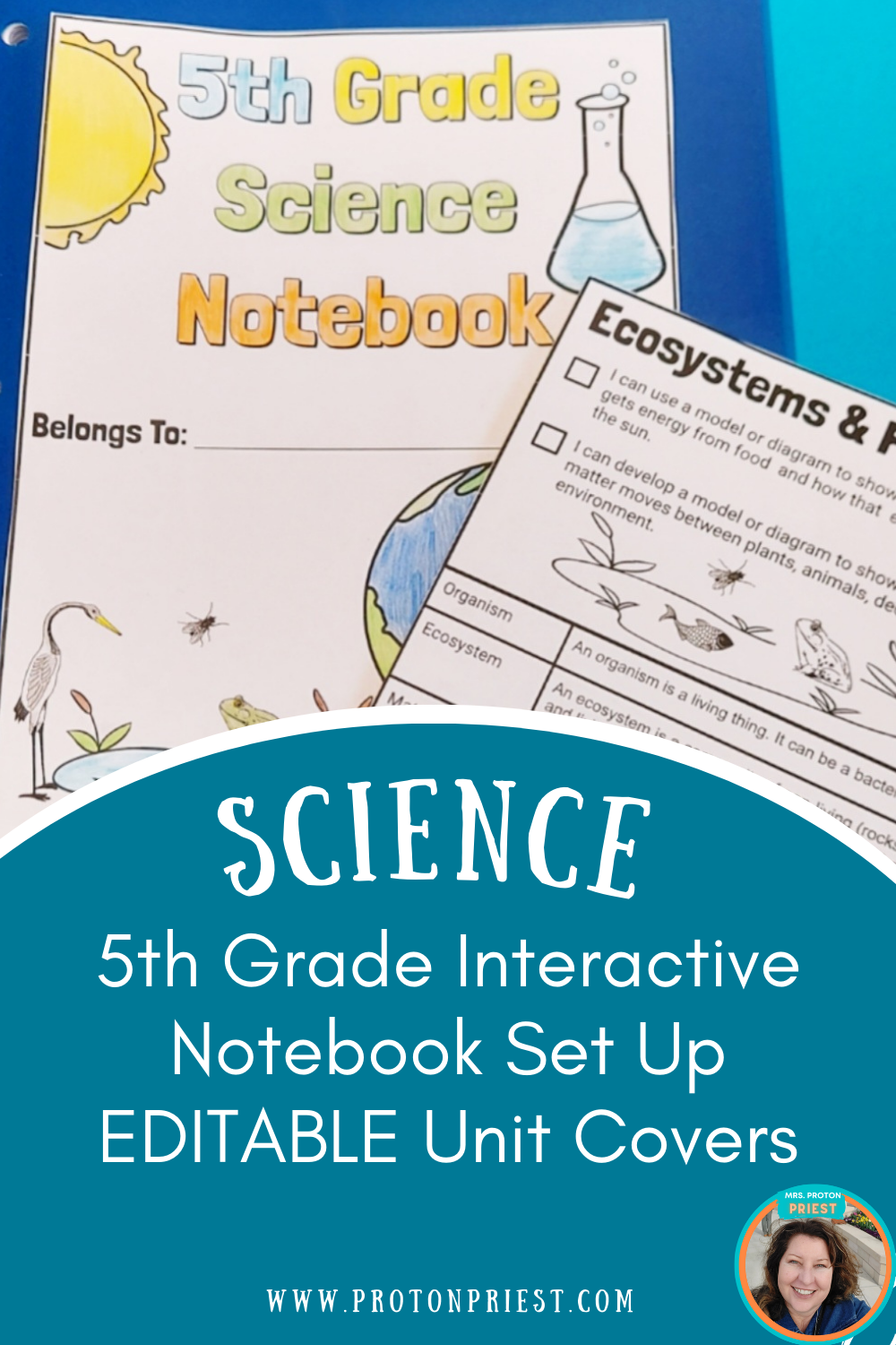 How to set up a 5th grade interactive science notebook