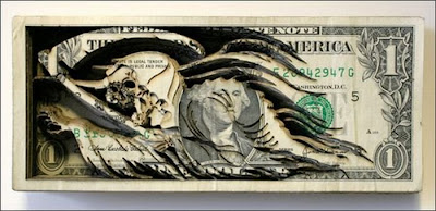 Brilliant creations in one dollor bills Seen On www.coolpicturegallery.net