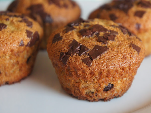  REZEPT: glutenfreie Bananen-Muffins mit Schoko