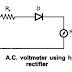 A.C. Voltmeter using Half Wave Rectifier