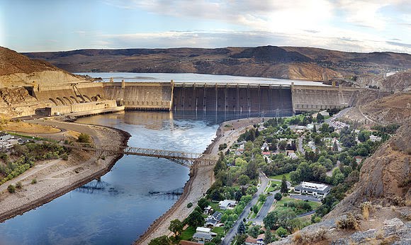 Coulee Dam Washington. Grand Coulee Dam is a
