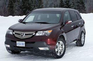 ACURA MDX IN THE SNOW